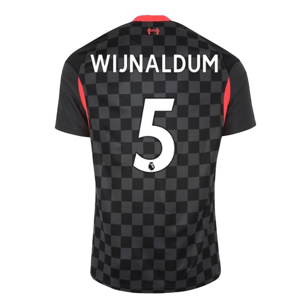 Maillot Football Liverpool NO.5 Wijnaldum Third 2020-21 Noir